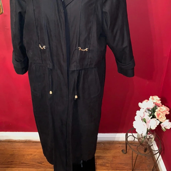 FITZ WRIGHT TRENCH COAT SIZE 10 - Picture 2 of 8